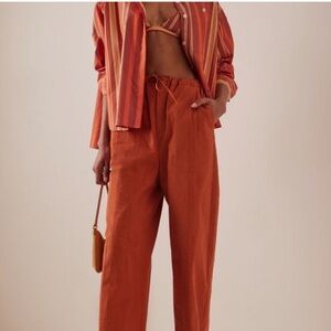 H&M Linen Blend Pants